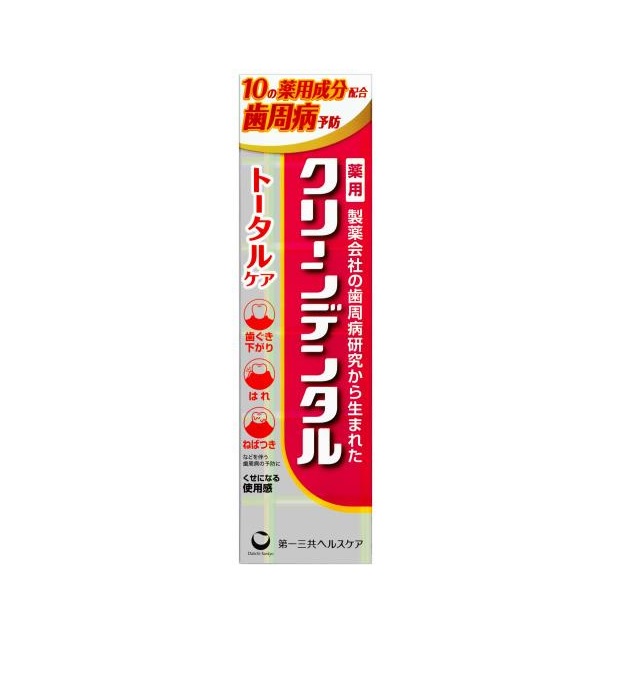 【５個セット】 第一三共ヘルスケア 薬用 クリーンデンタル トータルケア(100g)×５個セット