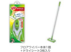 【１０個セット】 スコッチブライト フロアワイパー ジョイントタイプ ドライシート3枚入×１０個セット【mor】【ご注文後発送までに2週間以上頂戴する場合がございます】