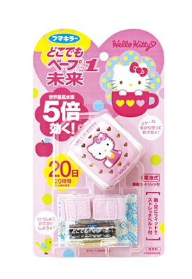 【２０個セット】 【季節限定】どこでもベープNo.1 未来セット　ハローキティ　1セット ×２０個セット【k】【ご注文後発送までに1週間前後頂戴する場合がございます】 【医薬部外品】