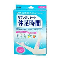 【３２個セット】【１ケース分】 足すっきりシート 休足時間　6枚入*3袋 ×３２個セット　１ケース分 【dcs】