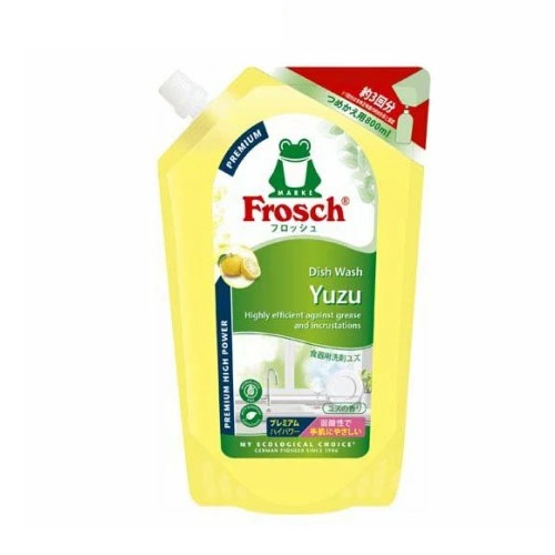 【２０個セット】 旭化成 フロッシュ 食器用洗剤 ユズ プレミアム 詰替(800ml)×２０個セット