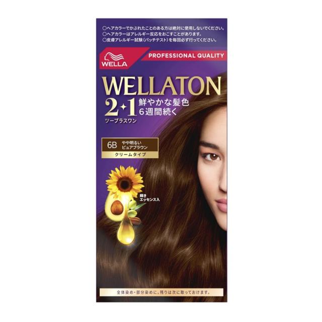 【５個セット】 ウエラジャパン ウエラトーン 2+1 クリームタイプ 6B(1セット)×５個セット