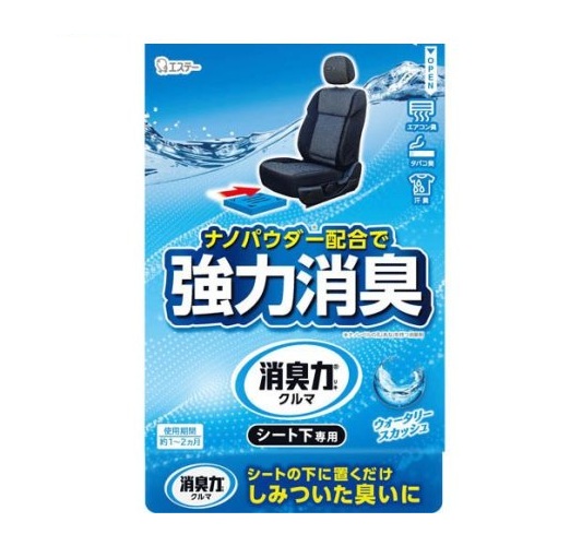 【２０個セット】【１ケース分】 エステー クルマの消臭力 シート下専用 ウォータリースカッシュの香り(300g)×２０個セット　１ケース分【ori】