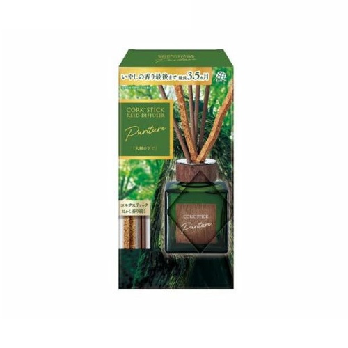 【20個セット】【1ケース分】 アース スッキーリ! CORK+STICK Puriture リードディフューザー 大樹の下で(100ml)×20個セット 1ケース分