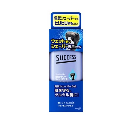 【２４個セット】【１ケース分】 花王 サクセス ウェット剃りシェーバー専用ジェル(180g)×２４個セット　１ケース分