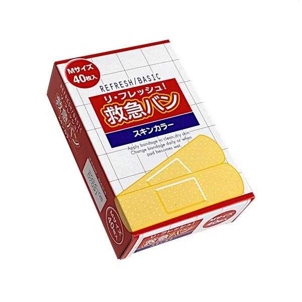 【３００個セット】【１ケース分】 阿蘇製薬 リ・フレッシュ 救急バン M(40枚入)×３００個セット　１ケース分【mor】【ご注文後発送までに2週間前後頂戴する場合がございます】