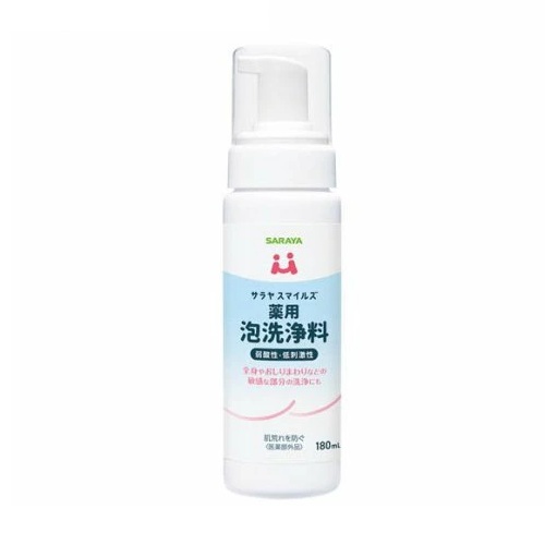 【１０個セット】 サラヤ サラヤスマイルズ 薬用泡洗浄料(180ml)×１０個セット