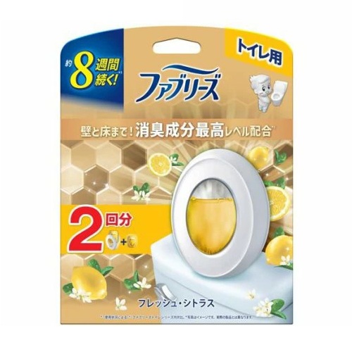 【１０個セット】 P&G ファブリーズ トイレ用 フレッシュ・シトラス 本体+つめかえ(2個入)×１０個セット 7,246円