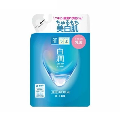 【２４個セット】【１ケース分】 肌研(ハダラボ) 白潤 薬用　美白乳液 つめかえ用(140mL)×２４個セット　１ケース分 【dcs】