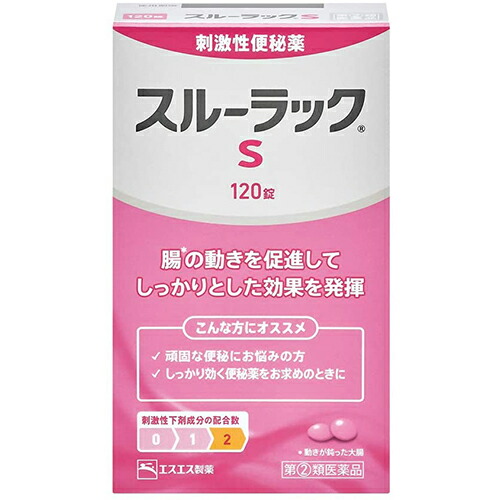 【第(2)類医薬品】【１０個セット】エスエス製薬 スルーラックS 120錠×１０個セット 【ori】