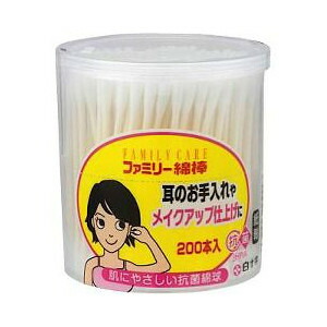 【９６個セット】【１ケース分】 ファミリーケア FCファミリー綿棒 200本入  ×９６個セット　１ケース分 【dcs】【k】【mor】【ご注文後発送までに1週間前後頂戴する場合がございます】の通販は 12,453円