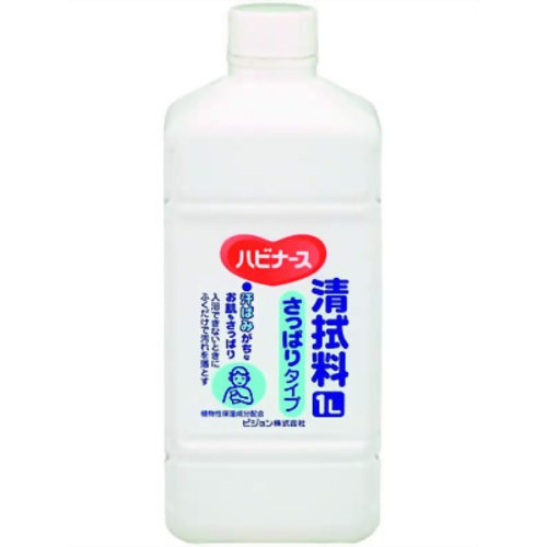 【１０個セット】 ハビナース 清拭料 さっぱりタイプ 1L ×１０個セット【k】【ご注文後発送までに2週間前後頂戴する場合がございます】【mor】【ご注文後発送までに2週間以上頂戴する場合がございます】