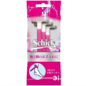 【１４４個セット】【１ケース分】 シック Tディスポ 顔・ボディ用 3本入 ×１４４個セット　１ケース分 【dcs】【k】【ご注文後発送までに1週間前後頂戴する場合がございます】【t-8】