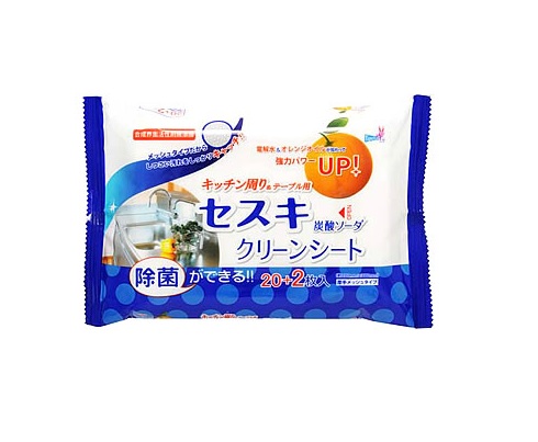 【１２０個セット】【１ケース分】 友和 セスキ炭酸ソーダ クリーンシート キッチン用 厚手メッシュタイプ 22枚入×１２０個セット　１ケース分 【mor】【ご注文後発送までに2週間前後頂戴する場合がございます】の通販は
