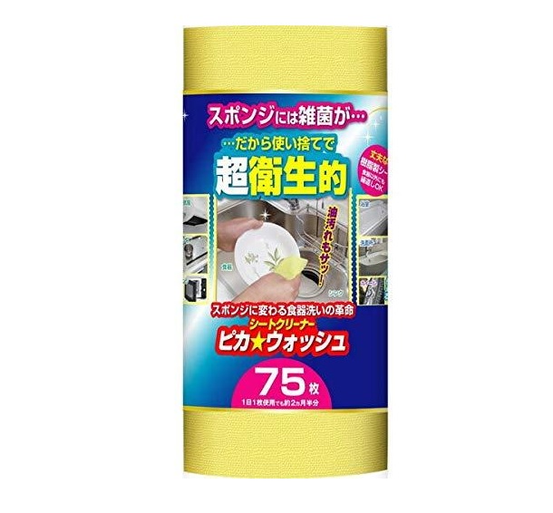 【３６個セット】【１ケース分】 東京企画販売 シートクリーナー ピカウォッシュ(75枚)×３６個セット　１ケース分　【ori】の通販は