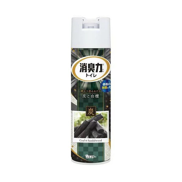 【２４個セット】【１ケース分】 エステー トイレの消臭力 スプレー 炭と白檀の香り×２４個セット　１ケース分【k】【ご注文後発送までに1週間前後頂戴する場合がございます】の通販は
