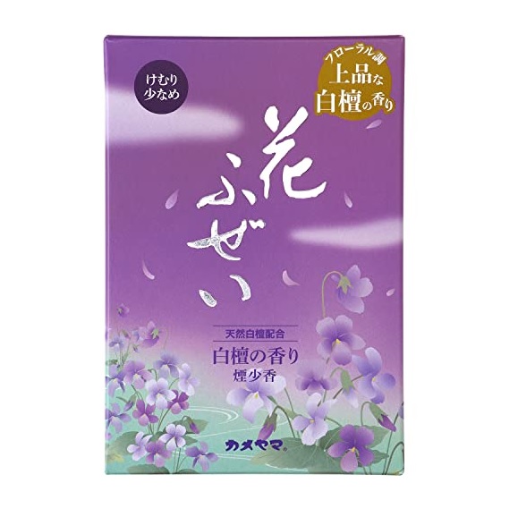 【６０個セット】【１ケース分】 カメヤマ 花ふぜい 紫 煙少香 大型(220g)×６０個セット　１ケース分 【mor】【ご注文後発送までに2週間前後頂戴する場合がございます】の通販は