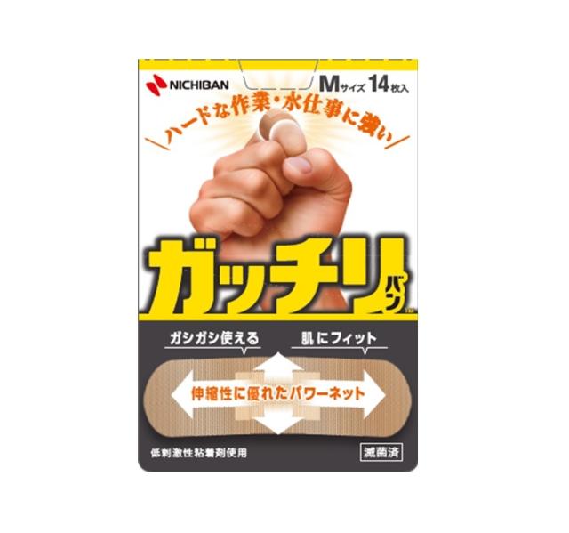 【３０個セット】 ニチバン ガッチリバン Mサイズ(14枚入)×３０個セット