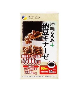 【１０個セット】ファイン 沖縄もろみ+納豆キナーゼ 450mg*90粒×１０個セット ※軽減税率対応品