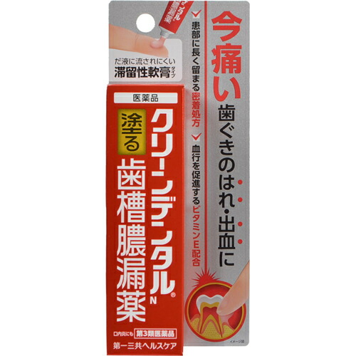【第3類医薬品】【２０個セット】 クリーンデンタルN 歯槽膿漏薬 16g×２０個セット