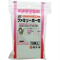 【１００個セット】【１ケース分】 ファミリーガーゼ 12枚入×１００個セット　１ケース分 【dcs】【k】【mor】【ご注文後発送までに1週間前後頂戴する場合がございます】【t-5】