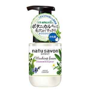 【２４個セット】【１ケース分】 ソフティモ ナチュサボン セレクト フォームウォッシュ ホワイト 180m×２４個セット　１ケース分 【dcs】