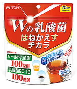 【１０個セット】 Wの乳酸菌 はねかえすチカラ 1.5g*20袋入×１０個セット  ※軽減税率対象品の通販は 7,212円