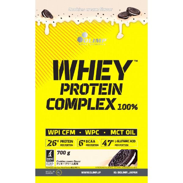 【１０個セット】オリンプ・ホエイプロテインコンプレックス100%　クッキークリーム風味 700g×１０個セット   ※軽減税率対象品の通販は 27,869円