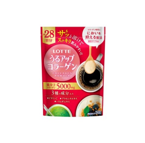 【１０個セット】 ロッテ うるアップコラーゲンパウダー(185g)×１０個セット※軽減税率対象品