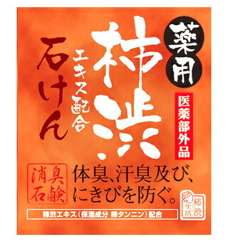 【２０個セット】【１ケース分】 薬用 柿渋エキス配合石けん 100g×２０個セット　１ケース分 【dcs】【t-6】