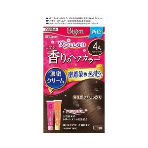 【２７個セット】【１ケース分】 ビゲン 香りのヘアカラー クリーム 4A 40g+40g×２７個セット　１ケース分 【dcs】