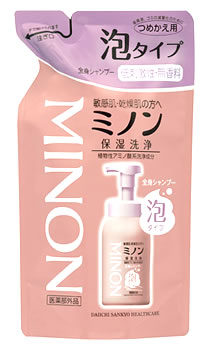 【１０個セット】  ミノン　薬用　全身シャンプー　泡タイプ　 詰め替え用 400mlL×１０個セット の通販は 7,920円