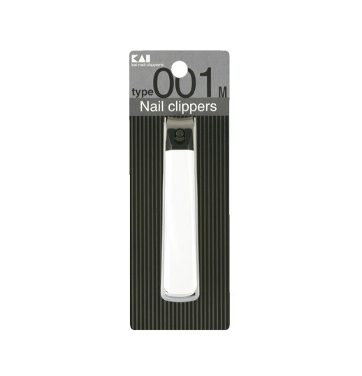 【１２０個セット】【１ケース分】 貝印 Nail Clippers ツメキリ type001M 白 KE0122×１２０個セット　１ケース分【mor】【ご注文後発送