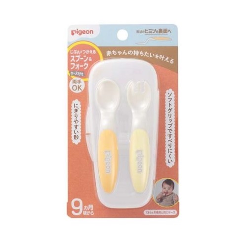 【３０個セット】【１ケース分】ピジョン じぶんでつかえる スプーン＆フォーク プラスチック FRESHカラー ケース付き(1セット)×３０個セット　１ケース分【k】【ご注文後発送までに2週間前後頂戴する場合がございます】の通販は