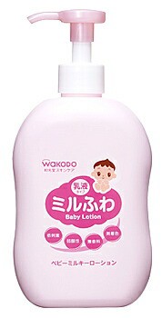 【２４個セット】【１ケース分】 ミルふわ ベビーミルキーローション ポンプタイプ(300mL)×２４個セット　１ケース分