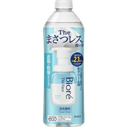 【２４個セット】【１ケース分】 花王 ビオレ ザフェイス 泡洗顔料 モイスト つめかえ用(340ml) ×２４個セット　１ケース分 【dcs】