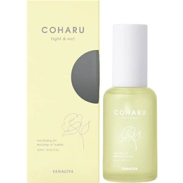 【３６個セット】【１ケース分】 柳屋本店 COHARU スタイリングオイル タイト&ウェット ヘアスタイリング・トリートメントオイル 60ml×３６個セット　１ケース分 【dcs】