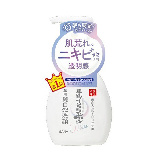 【３６個セット】【１ケース分】 常盤薬品 サナ なめらか本舗 薬用泡洗顔 本体 200ml×３６個セット　１ケース分 【dcs】