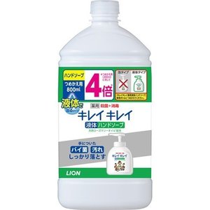 【１０個セット】 キレイキレイ 薬用液体ハンドソープ 詰替用 800mL×１０個セットの通販は 5,236円