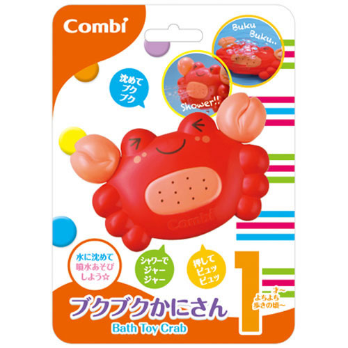 【３６個セット】【１ケース分】 コンビ ブクブクかにさん×３６個セット　１ケース分 【mor】【ご注文後発送までに1週間前後頂戴する場合がございます】