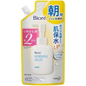 【１０個セット】ビオレ 朝用ジュレ洗顔料 つめかえ用2回分 160ml×１０個セット