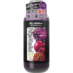 【１０個セット】 エブリ カラーシャンプー パープル・ワインレッド 300ml ×１０個セット
