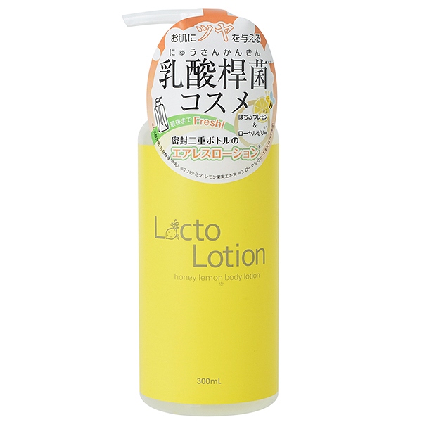 【２４個セット】【１ケース分】ラクトローション ハニーレモン 300ml×２４個セット