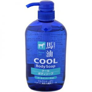 【３２個セット】【２ケース分】馬油 クール ボディソープ 600ml×３２個セット　２ケース分