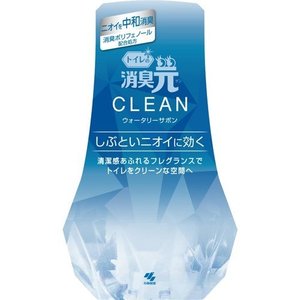 【１６個セット】 トイレの消臭元 CLEAN ウォータリーサボン 400ml ×１６個セット　１ケース分 【dcs】の通販は