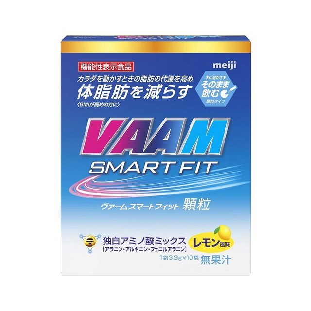 【１０個セット】ヴァーム スマートフィット顆粒 レモン風味(3.3g*10袋入)×１０個セット の通販は