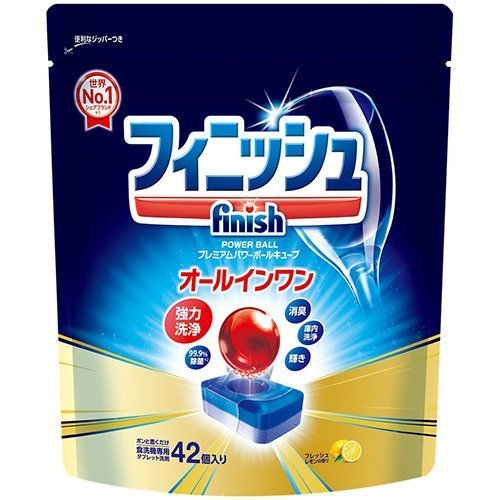 【１０個セット】フィニッシュ オールインワンプレミアムパワーボールキューブ M(42個入) ×１０個セット 【mor】【ご注文後発送までに2週間前後頂戴する場合がございます】