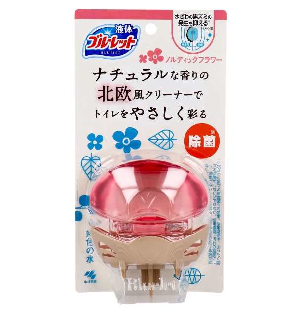 高級な 液体ブルーレット 北欧 トイレタンク芳香洗浄剤 ノルディックフラワーの香り つけ替用 70ml 1セット 3個 小林製薬 