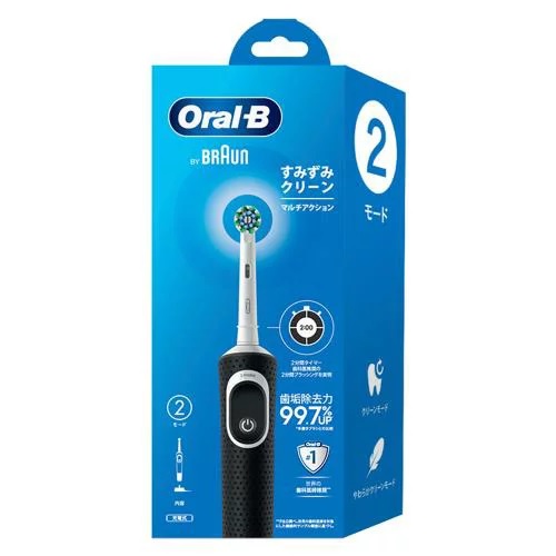 【５個セット】P&amp;G オーラルB D100 すみずみクリーン マルチアクション 電動歯ブラシ 本体×５個セット【mor】