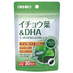 【１０個セット】オリヒロ イチョウ葉＆DHA 60粒×１０個セット 【ori】※軽減税率対象品